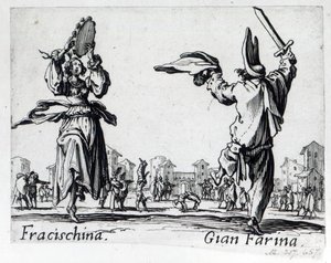 Balli de Sfessania、1622年頃 作： Jacques Callot